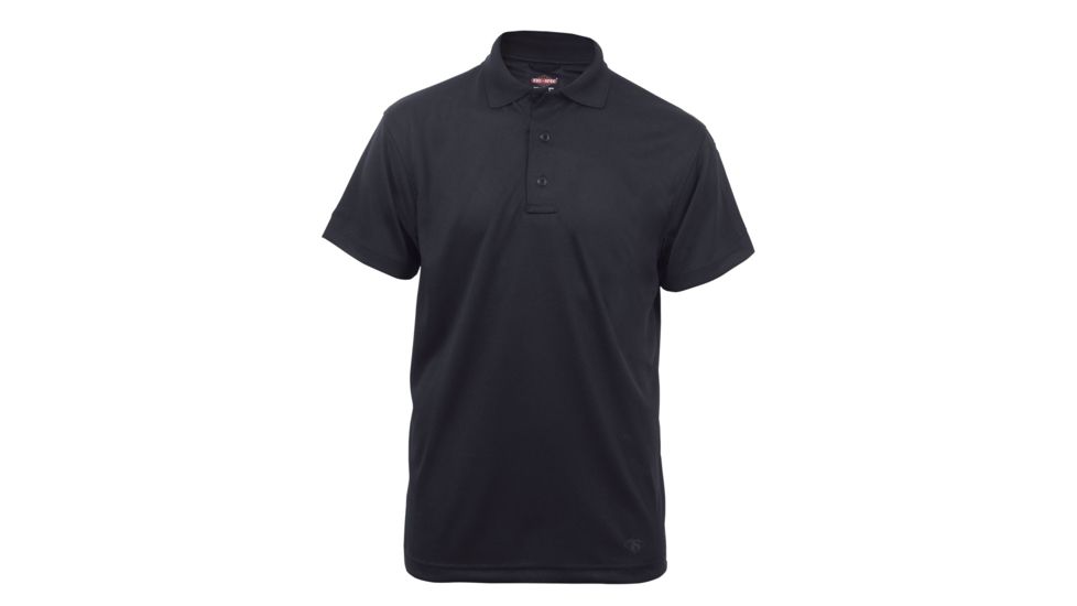 Tru-Spec Men's Short Sleeve Performance Polo Shirt, Black, 3XL 4336008