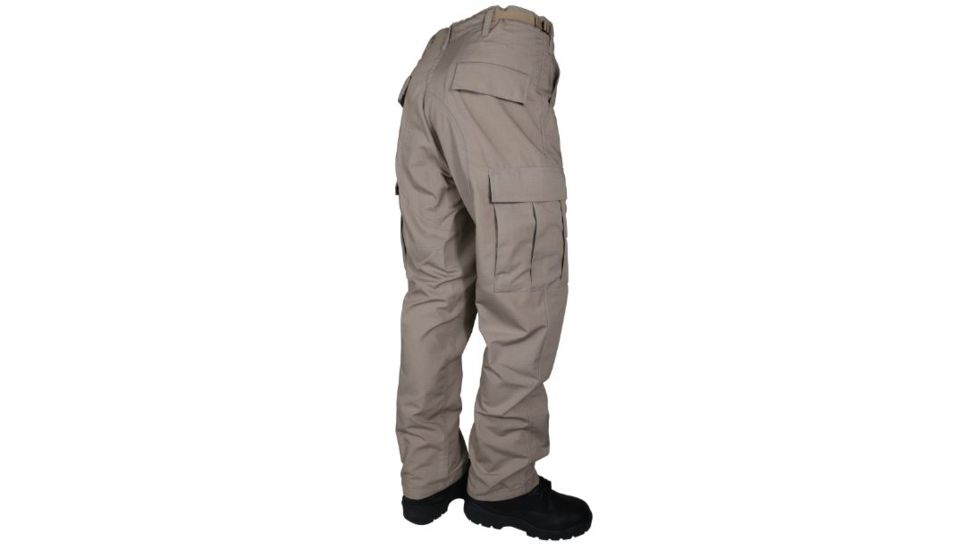 Tru-Spec Mens Tru Basic P/C R/S Bdu W/ Zip Fly, Khaki, Small, Regular 1829003