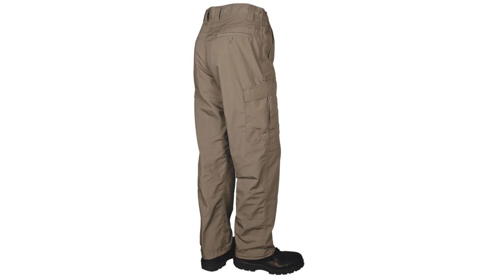 Tru-Spec Mens TRU Simply Tactical Pants, Polyester/Cotton Rip-Stop w/ Cargo Pockets, Coyote, 34, 1422085