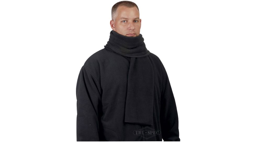 Tru-Spec Microfleece Scarf, TRU Black MICROFLEECE, ONE SIZE 3711000
