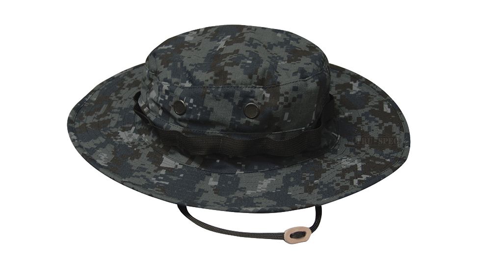 Tru-Spec Military Boonie, TRU MIDNIGHT DIGITAL, 7-1/2 3213005