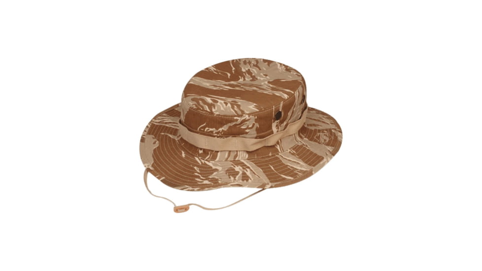 TRU-SPEC Military Stripe Boonie Hat, Desert, 7, 3216003
