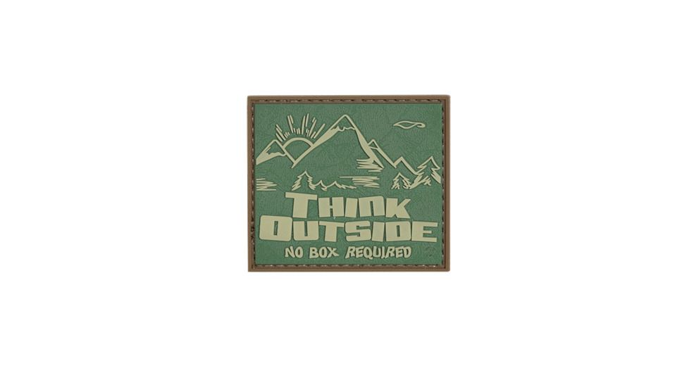 MORALE PATCH, THINK OUTSIDE NO BOX
