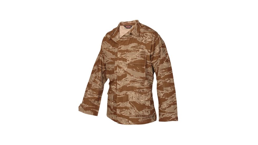 TRU-SPEC Classic BDU Coat 100% Cotton Jacket - Men's, Khaki Tiger, MR, 1596004