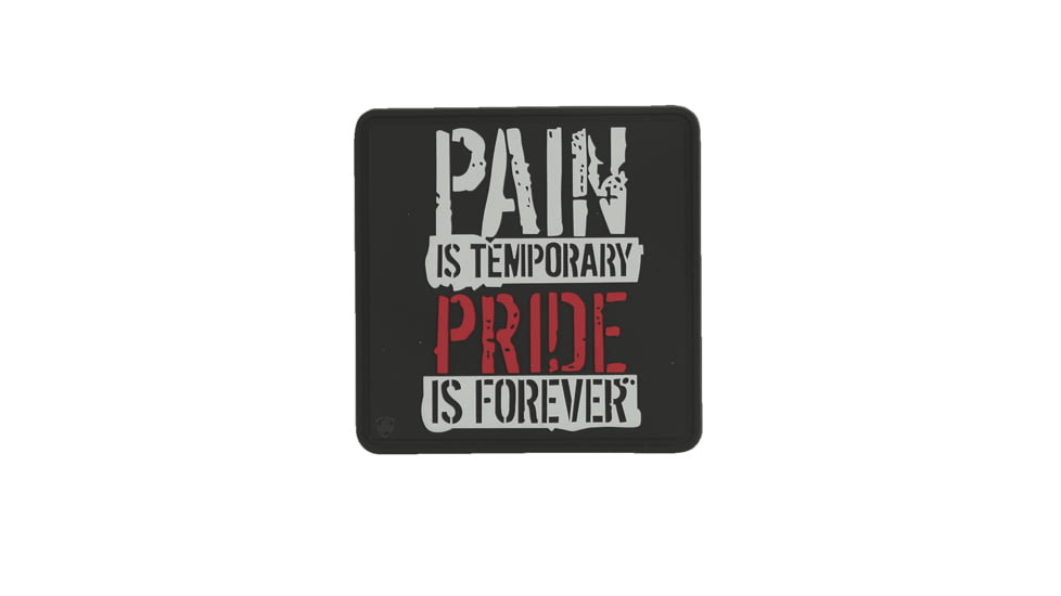 TRU-SPEC Pain Is Morale Patch, Black, 6773000