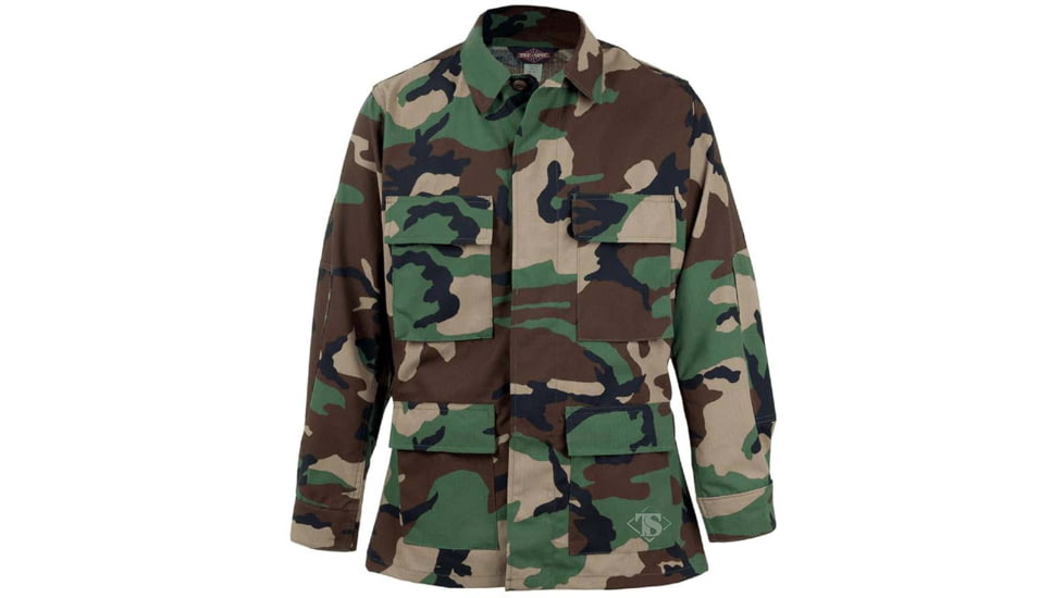 TRU-SPEC Ripstop Classic BDU Coat, Woodland, 5XL, Long, 8020