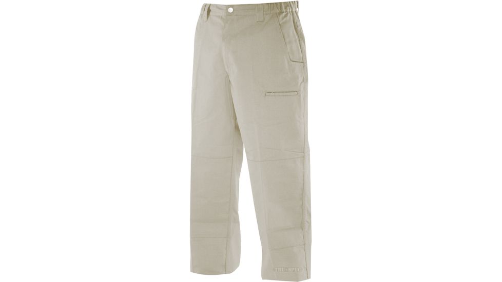 Tru-Spec Simply Tactical Khaki Poly Cotton Rip Stop without Cargo Pocket, W 34 L 34 1029025