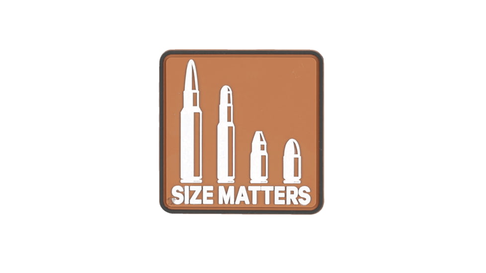TRU-SPEC Size Matters Morale Patch, Orange, 6693000