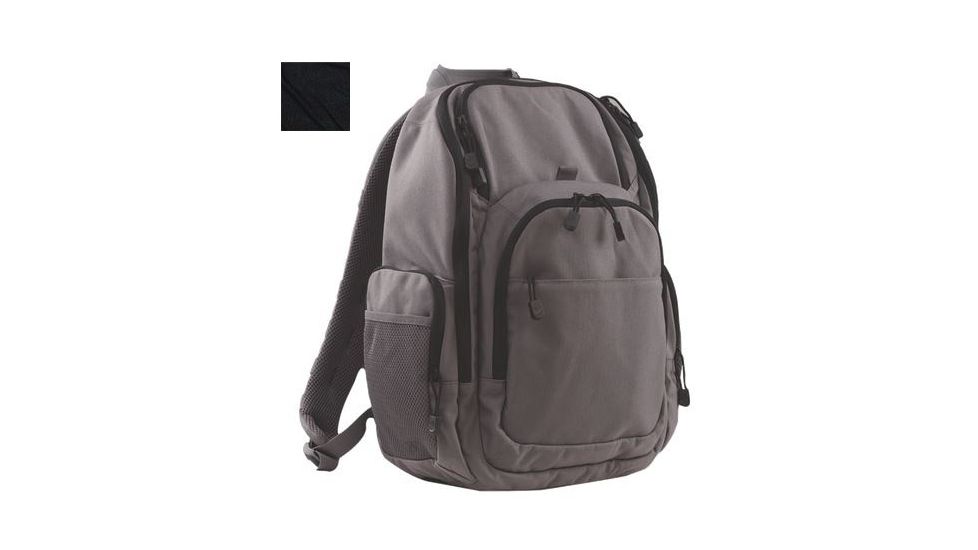 Tru-Spec Stealth Backpack,17.5x8.5x16in,Black 4804000