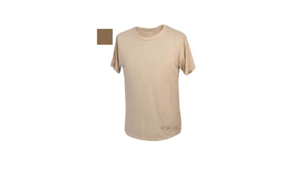 Tru-Spec T-Shirt, Brown Short Sleeve, Xl 4392006