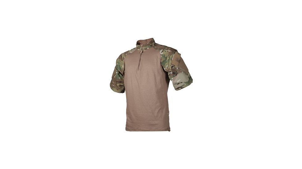 Tru-Spec Tru Short Sleeve 1/4 Zip Combat Shirt - Men's, Extra Small, Regular, MultiCam, 2508002