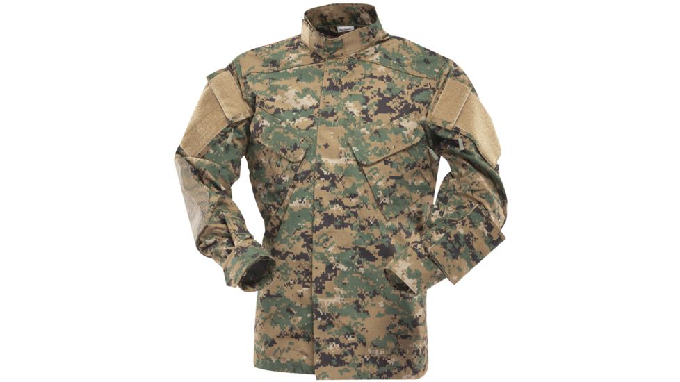 Tru-Spec Tru Xtreme Shirt Woodland Dig. Nyco Rip Stop, Sl 1204023