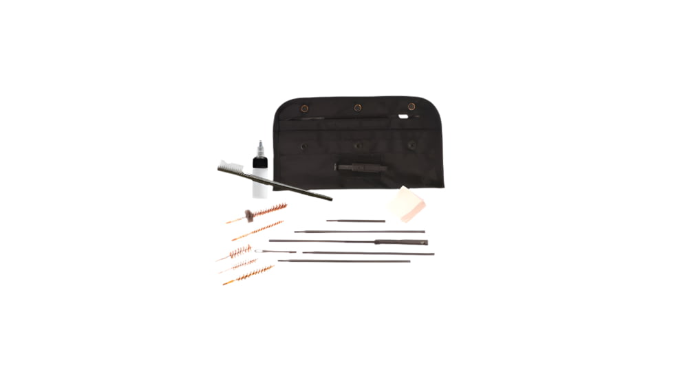 TRU-SPEC Universal Cleaning Kit for .233-Cal., .30-Cal., 9MM &amp; .45-Cal., Black, 5445000