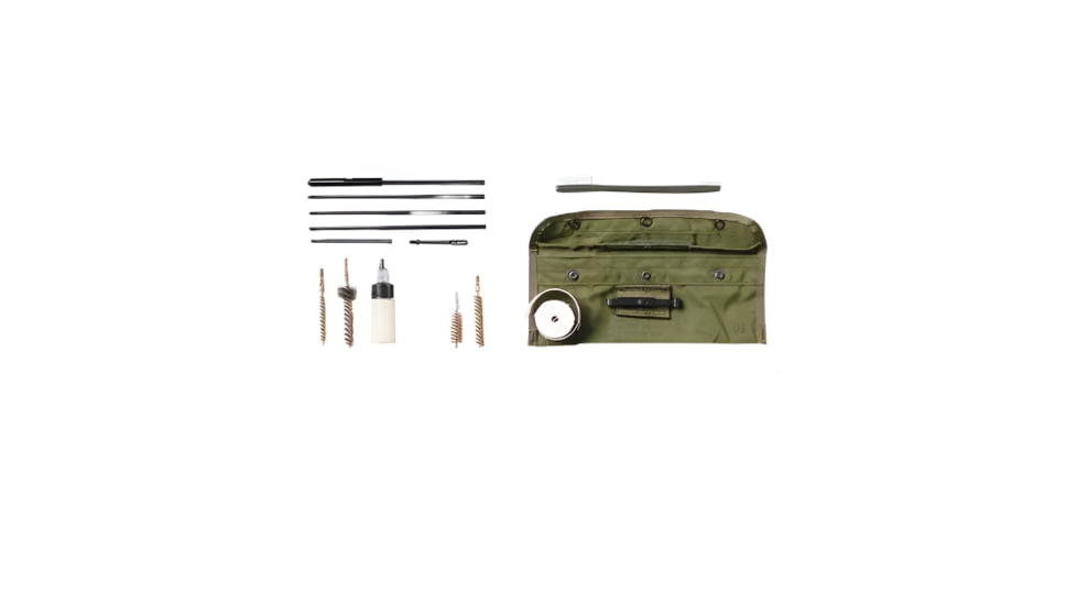 TRU-SPEC Universal Cleaning Kit for .233-Cal., .30-Cal., 9MM &amp; .45-Cal., Olive Drab, 5444000