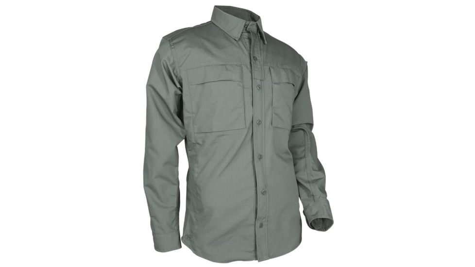 Tru-Spec Tru Urban Force Dress Shirt, OD Green, Medium Short, 1364044
