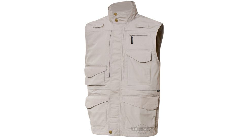 Tru-Spec Vest, 24-7 Khaki Gunny 65/35, 3xl, 3 3453008