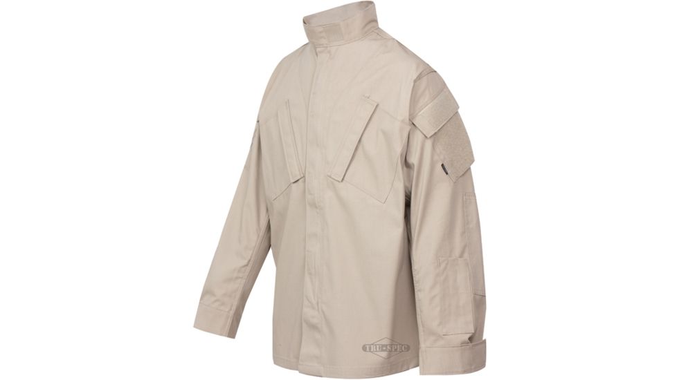 Tru-Spec Xfire Shirts 80/20 Kahki FR Tactical Response Uniform, Large, Short 1673045