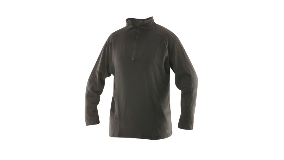 Tru-Spec Zip Top Jacket, Black Gen-III Polypro, Xl 2782006