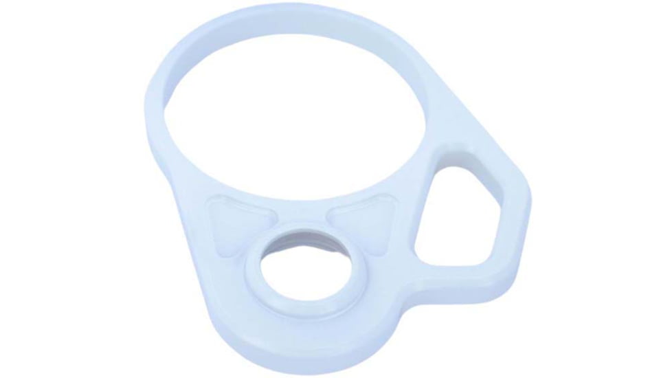 TruCalibre Enhanced Aluminum Endplate, White, TBP-ALM6