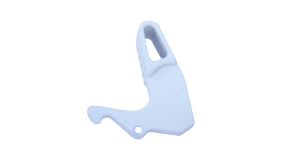 TruCalibre Enhanced Charging Handle Latch, White, TCH-LAT6