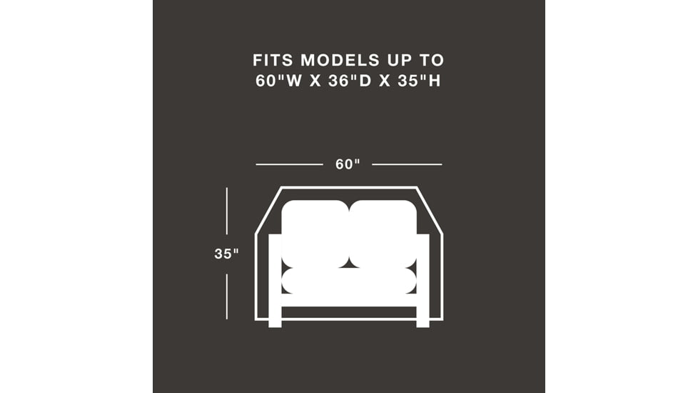 True Guard Love Seat/Bench Cover 600 Denier Rip Stop Cover, 100538857