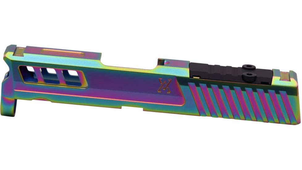 True Precision Axiom Springfield Hellcat 9mm Pistol Slide, RMS Cut &amp; Cover Plate, Spectrum, TP-SHCS-S-RMS
