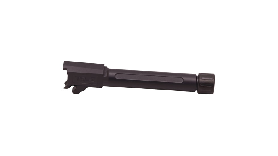 True Precision Pistol Barrel, 9MM, Fits P365 Fuse, DLC Finish, Black, Threaded Barrel, 1/2x28 Thread Pitch, TP-P365FB-XTBC