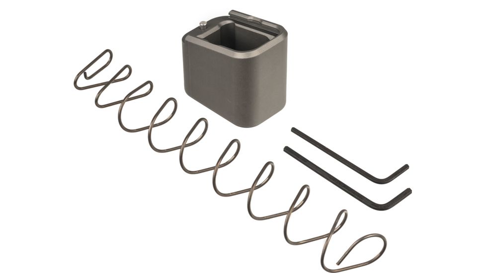 True Precision Glock 19 5-Round Magazine Extension, Gray, TP-G19M-G