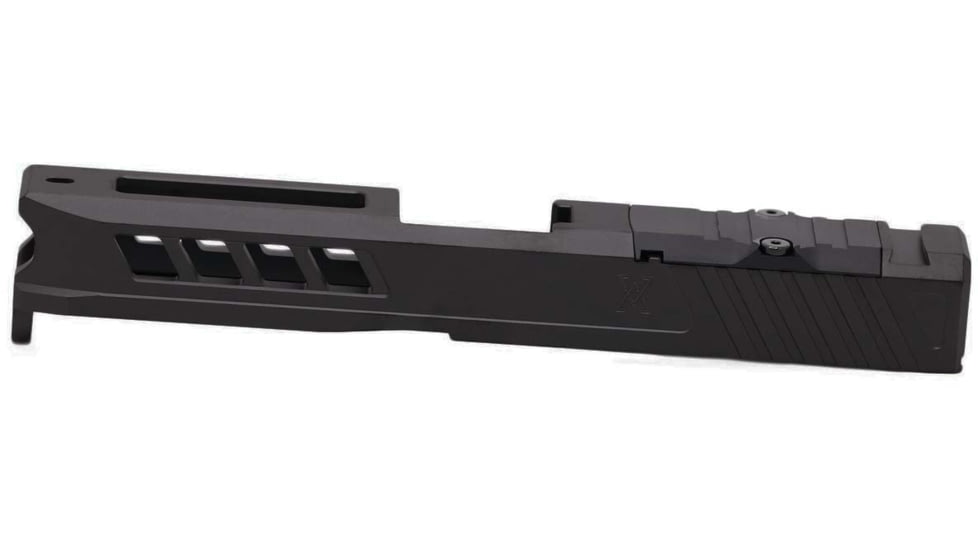 True Precision Glock 19 Gen 1-3 Axiom Pistol Slide w/RMR Optic Cut, Black Nitride, Compact, TP-G19S-RMR-BL