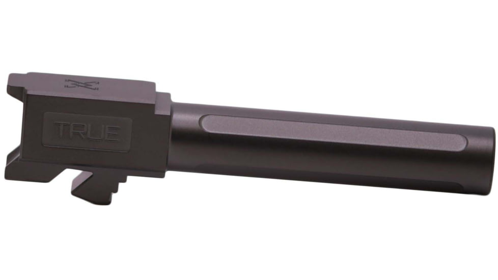 True Precision Glock 19 Non-Threaded Barrel, Black DLC, TP-G19B-XBC