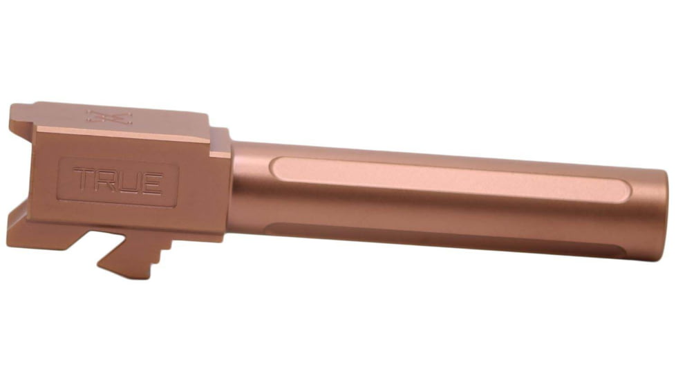True Precision Glock 19 Non-Threaded Barrel, Copper TiAlN, TP-G19B-XC