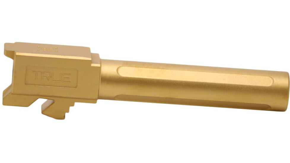 True Precision Glock 19 Non-Threaded Barrel, Gold TiN, TP-G19B-XG