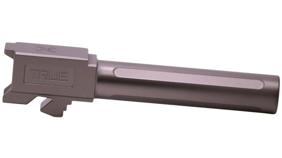 True Precision Glock 19 Non-Threaded Barrel, Stealth Gray, TP-G19B-XA
