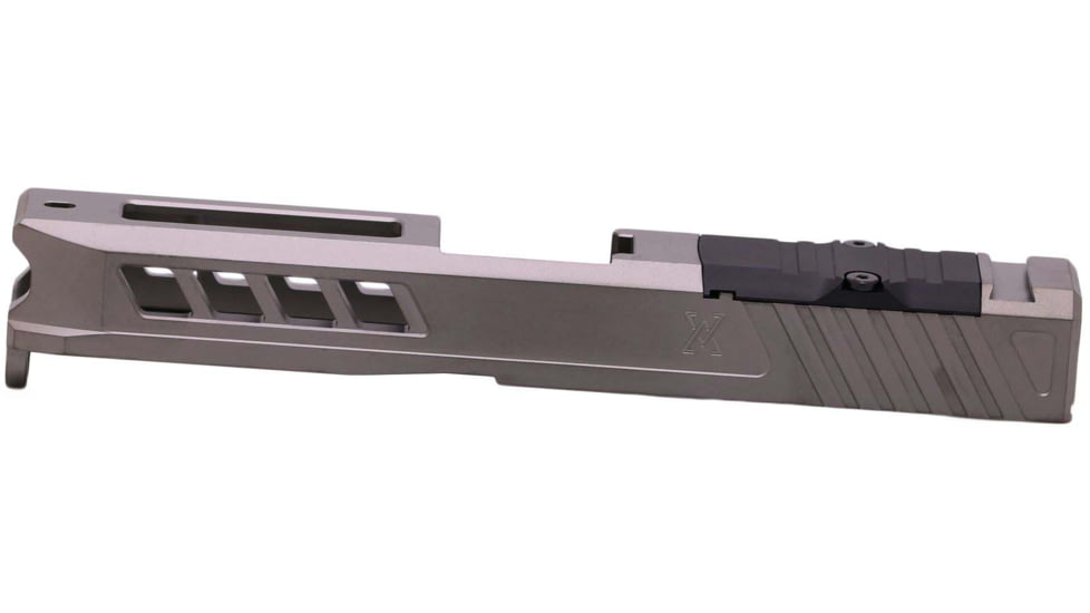 True Precision Glock 19 Gen 1-3 Axiom Pistol Slide w/RMR Optic Cut, Stealth Grey, Compact, TP-G19S-A-RMR