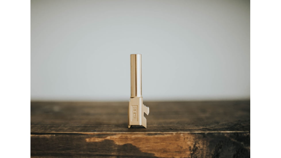 True Precision Glock 43 Standard Non-Threaded Barrel, Gold TiN, TP-G43B-SG