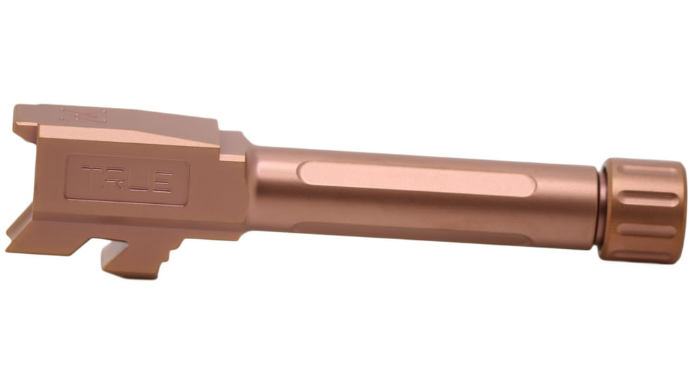 True Precision Glock 43 Threaded Barrel, 1/2x28, Copper TiAlN, TP-G43B-XTC