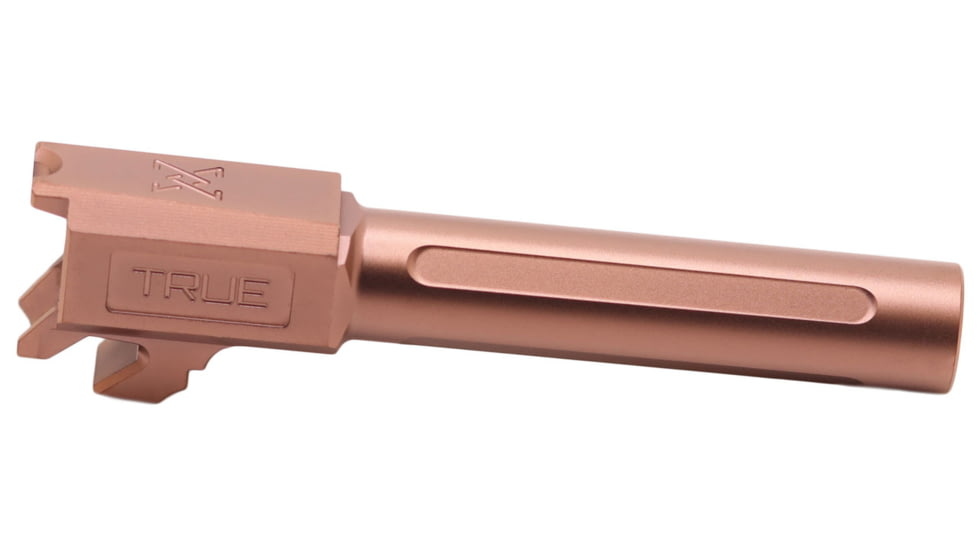 True Precision Hellcat Pro Non-Threaded Pistol Barel, 9mm, 1-10 Twist, 3.7in, 416R Stainless Steel, Copper, Sub-compact, TP-SHCPB-XC