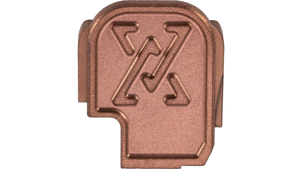 True Precision P365, P365XL, X-Macro 9mm Pistol Slide w/ Back Plate, Copper, TP-P365BPL-C