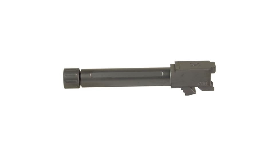 True Precision Ruger RXM 9mm Luger Threaded Pistol Barrel, 4.5in, 1/2x28, DLC, Black, TP-RXMB-XTBC