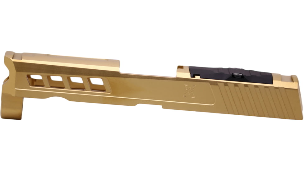 True Precision Sig P320 Compact 3.9in Axiom Cut Slide w/RMR Optic Cut, Gold TiN, Compact, TP-P32CS-G-RMR