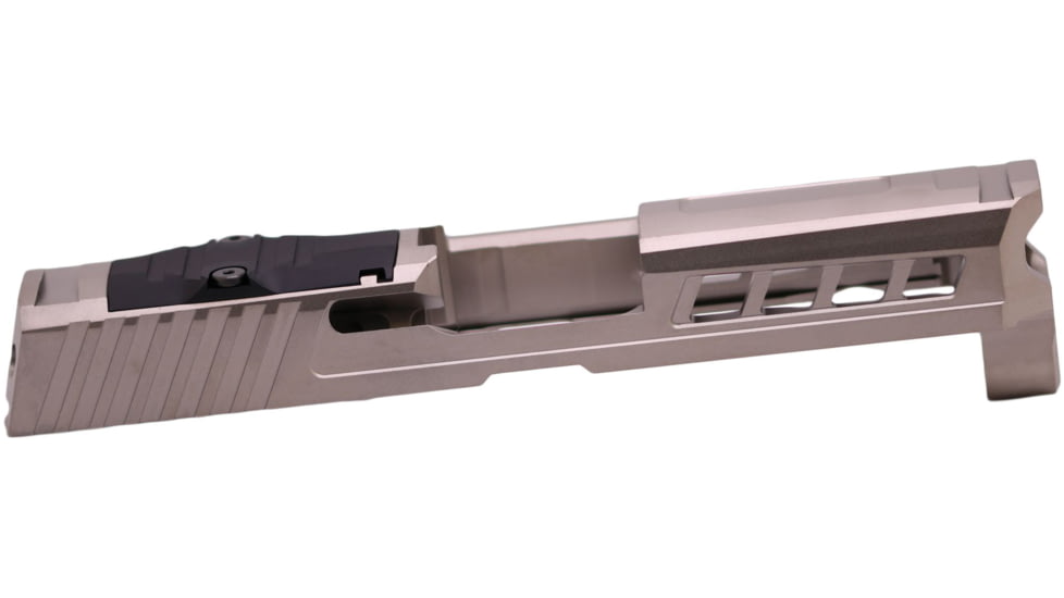 True Precision Sig P320 Compact Axiom Cut Slide w/RMR Optic Cut, Silver, 3.9in, TP-P32CS-SS-RMR