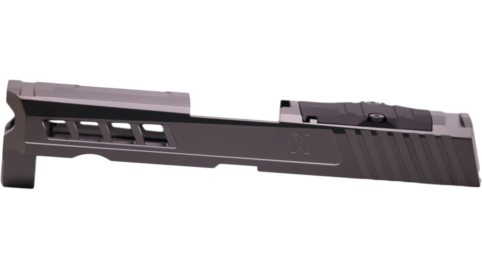True Precision Sig P320c Slide W/rmr Cut &amp; Plate Black Dlc