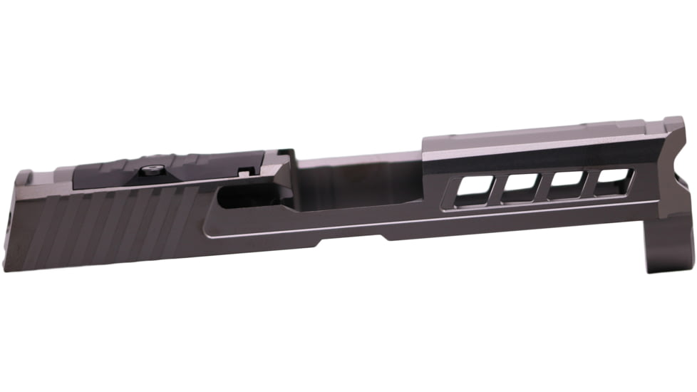 True Precision Sig P320 Compact 3.9in Axiom Cut Slide w/RMR Optic Cut, Black DLC, Compact, TP-P32CS-BC-RMR