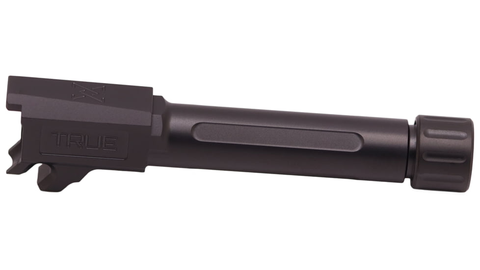 True Precision Sig Sauer P365 9mm Luger Threaded Pistol Barrel, 3.1in, 1-10 Twist, 1/2x28, Black DLC, TP-P365B-XTBC