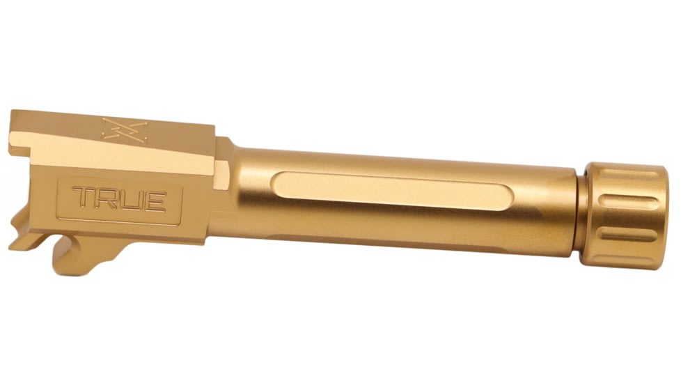 True Precision Sig Sauer P365 Threaded Barrel, 1/2x28, Gold TiN, TP-P365B-XTG