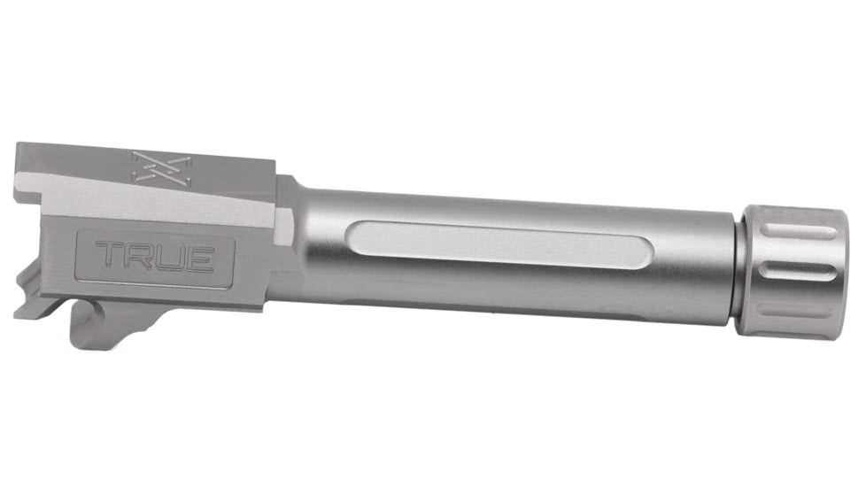 True Precision Sig Sauer P365 Threaded Barrel, 1/2x28, Stainless Silver, TP-P365B-XT