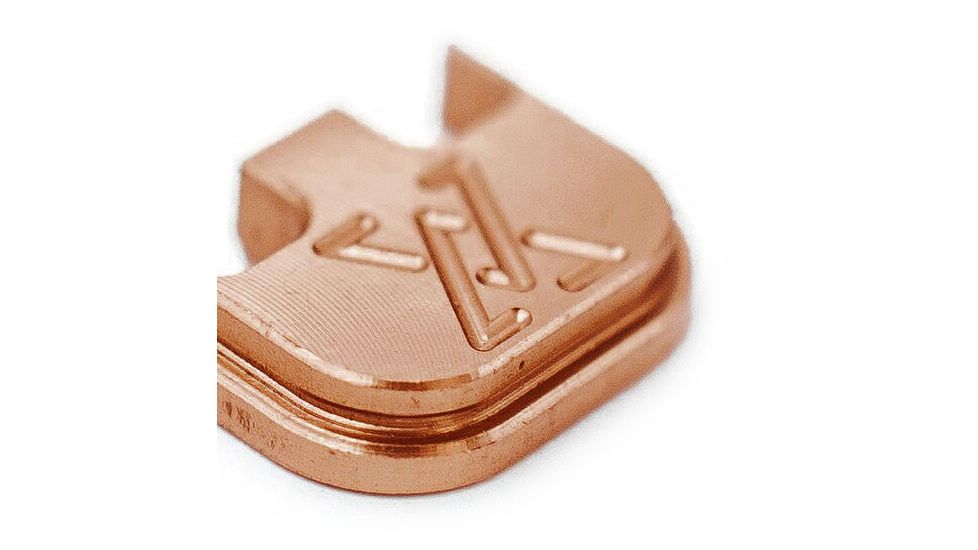 True Precision Slide Cover Backplate, Glock 43, Copper, TP-G43BPL-C
