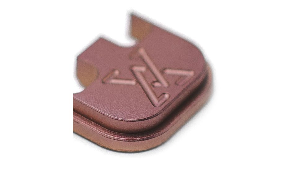 True Precision Slide Cover Backplate, Glock 43, Rose, TP-G43BPL-R