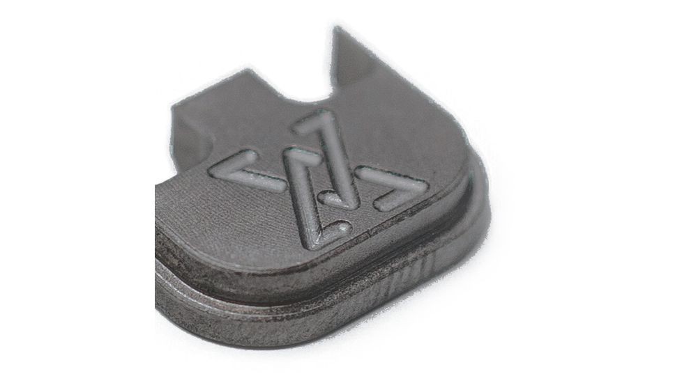 True Precision Slide Cover Backplate, Glock 43, Stealth Grey, TP-G43BPL-A