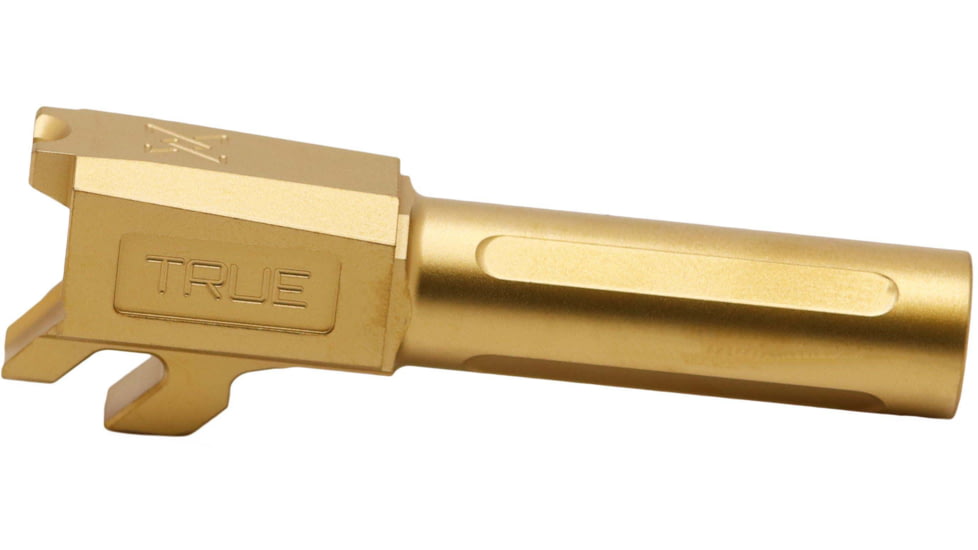 True Precision Smith &amp; Wesson M&amp;P Shield 9 Non-Threaded Barrel, Gold TiN, TP-S9B-XG